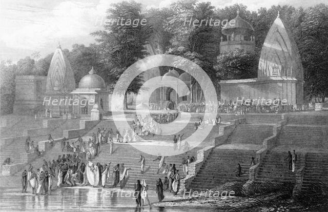 'A Suttee', 1845. Creator: D Roberts.