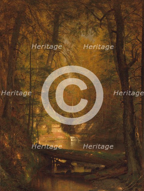 The Trout Pool, 1870. Creator: Worthington Whittredge.