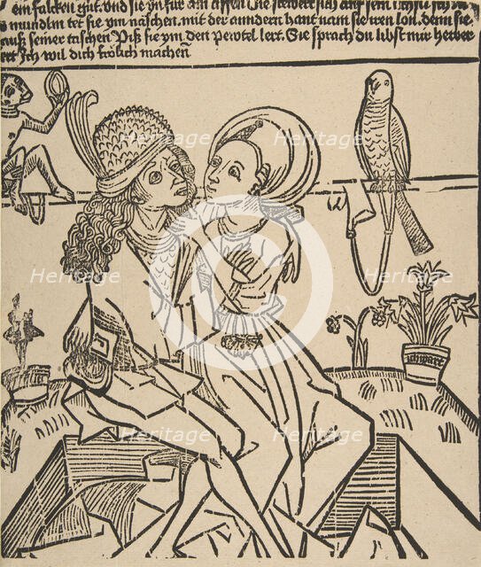 Lovers (Schr. 1976), 15th century., 15th century. Creator: Anon.