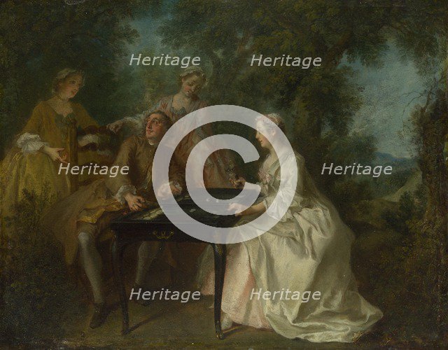 The Four Times of Day: Afternoon, c. 1740. Artist: Lancret, Nicolas (1690-1743)