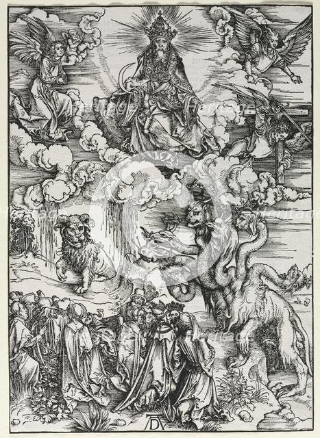 Revelation of St. John: Beast with Ram's Horns, 1511. Creator: Albrecht Dürer (German, 1471-1528).