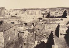 Jérusalem. Chapelle protestante et environs, 1860 or later. Creator: Louis de Clercq.