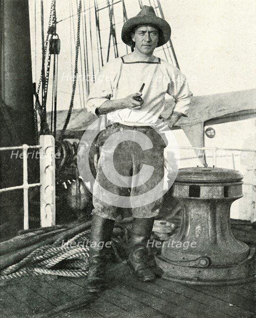 'Lieut. H. E. De P. Rennick', c1910–1913, (1913). Artist: Herbert Ponting.