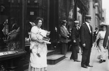 Beggar - Peddler on Broadway, 1911. Creator: Bain News Service.