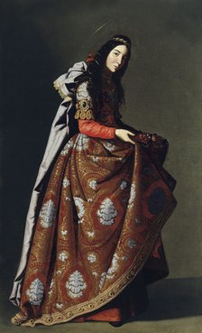 Saint Casilda of Toledo, ca 1630-1634. Artist: Zurbarán, Francisco, de (1598-1664)