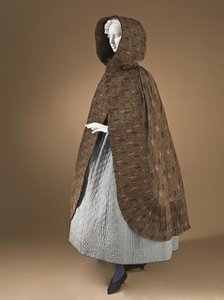Woman’s hooded cape with finely pleated trim, Provence, France, between 1785 and 1820. Creator: Unknown.