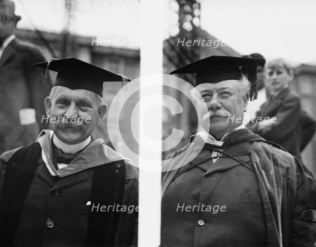 Baron D'Estournelles De Constant and Seth Low, between c1910 and c1915. Creator: Bain News Service.