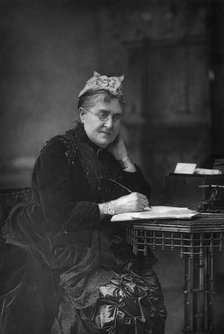 Eliza Lynn Linton (1822-1898), British novelist, essayist, and journalist, 1890.Artist: W&D Downey