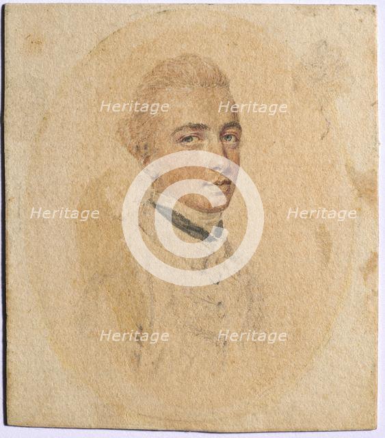 Portrait of a Man, c. 1775. Creator: John I Smart (British, 1741-1811).