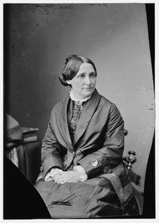 Mrs. R.B. Hayes, wife of President Hayes, between 1870 and 1880. Creator: Unknown.