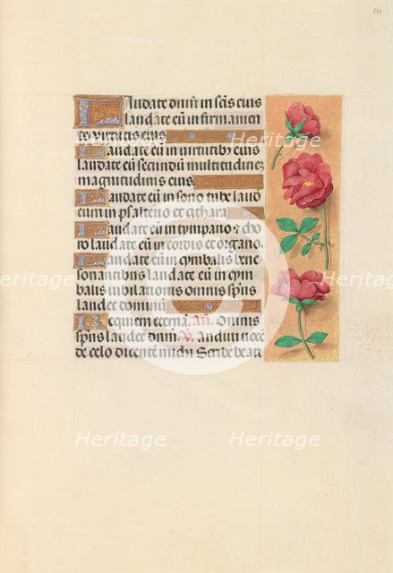 Hours of Queen Isabella the Catholic, Queen of Spain: Fol. 254r, c. 1500. Creator: Master of the First Prayerbook of Maximillian (Flemish, c. 1444-1519); Associates, and.