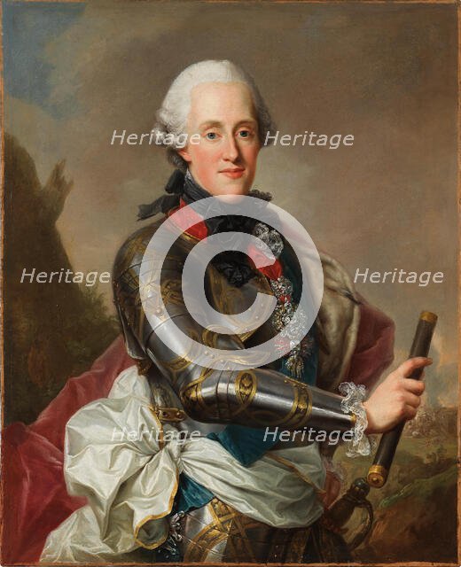 Portrait of Prince Albert Casimir of Saxony, Duke of Teschen (1738-1822). Creator: Bacciarelli, Marcello (1731-1818).