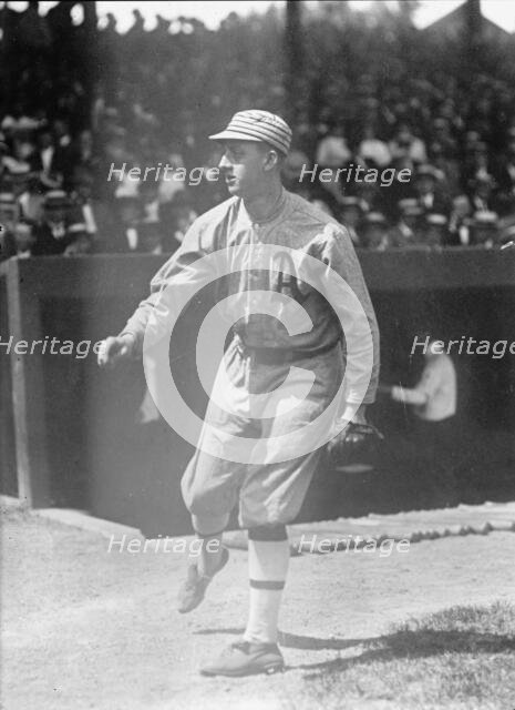 Baseball, Professional - Athletics; Players, 1913. Creator: Harris & Ewing.