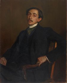 Portrait of Maurice Barrès, c1895. Creator: Blanche, Jacques-Émile (1861-1942).