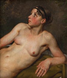 Reclining Female Nude, 1811. Creator: CW Eckersberg.