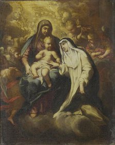 The Mystic Marriage of St Rose of Lima, 1666-1670. Creators: Lazzaro Baldi, Santa Rosa of Lima.