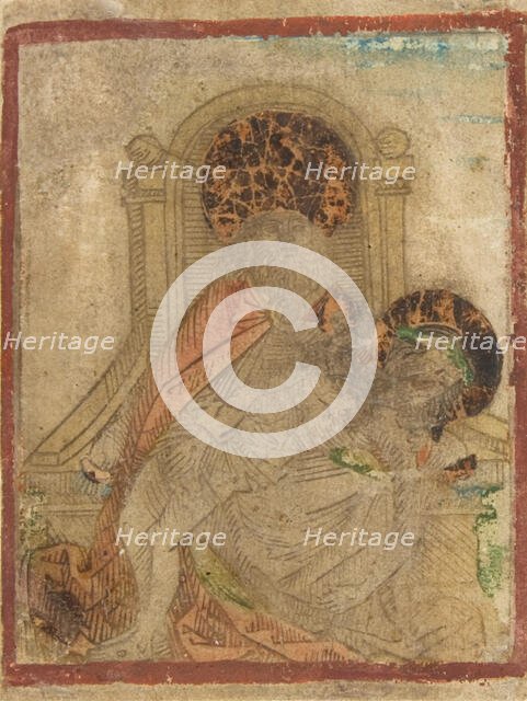 The Holy Trinity (Schr. 774a), 15th century., 15th century. Creator: Anon.