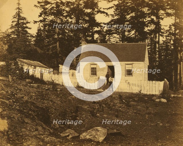 Bartlemy's house, Esquimalt Harbor, between 1858 and 1861. Creator: Unknown.