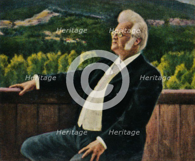 'Björnstjerne Björnson 1832-1910. - Gemälde von Erik Werenskiold', 1934. Creator: Unknown.