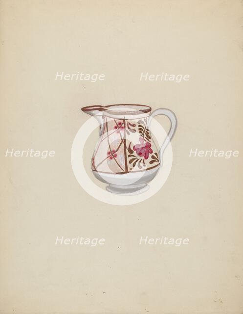 Pitcher, 1935/1942. Creator: David P. Willoughby.