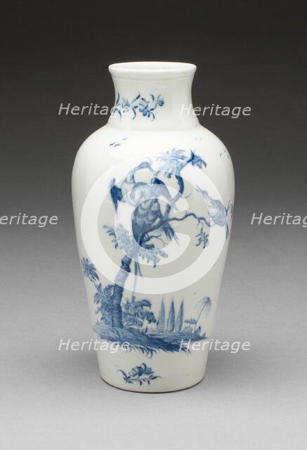 Vase, Worcester, c. 1755. Creator: Royal Worcester.