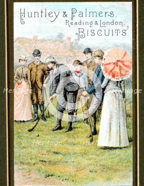 Poster advertising Huntley and Palmers biscuits, c1900. Artist: Unknown
