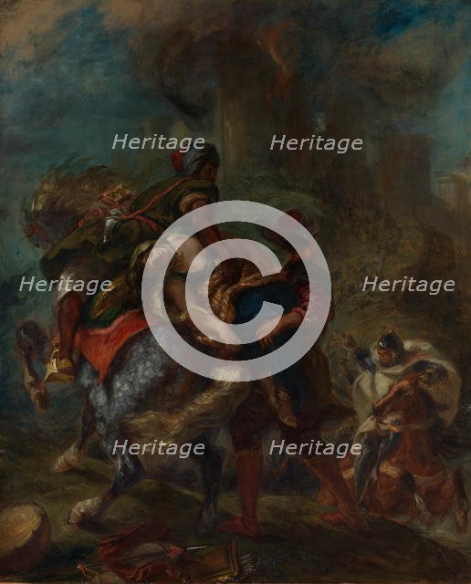 The Abduction of Rebecca, 1846. Creator: Eugene Delacroix.