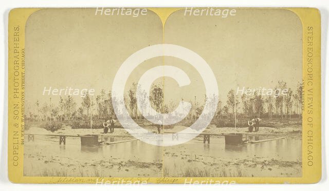 Artesian Well, Central Park, Chicago, c. 1873. Creator: Copelin & Son.