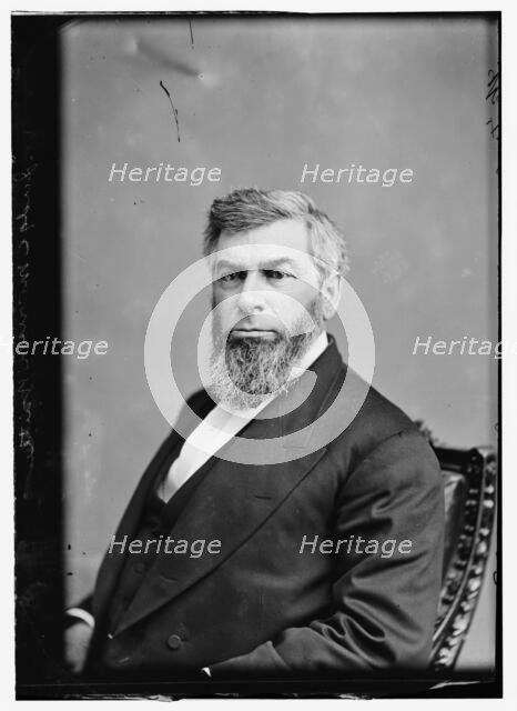 Chief Justice Waite, U.S. Supreme Court, between 1870 and 1880. Creator: Unknown.