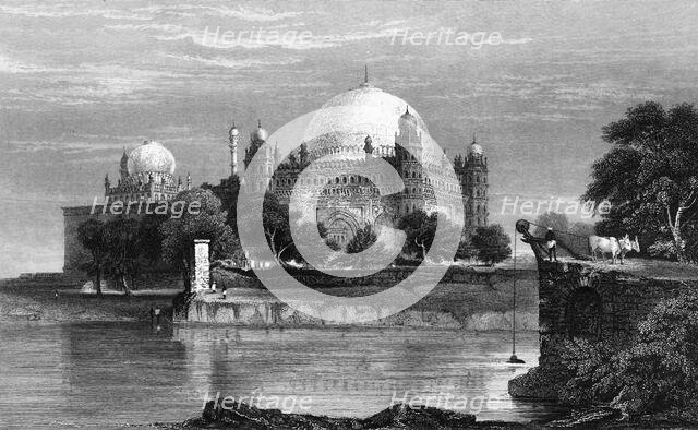 'Sultan Mahomed Shah's Tomb, Bejapore', 1834. Creator: Samuel Prout.