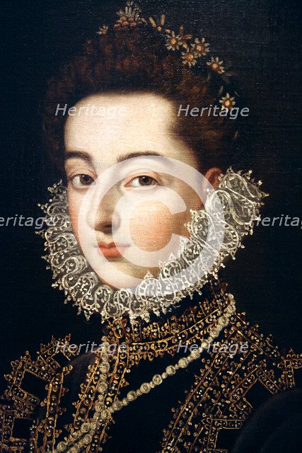 'Portrait of the Infanta Catalina Michaela of Austria', c1582-c1585. Artist: Alonso Sanchez Coello