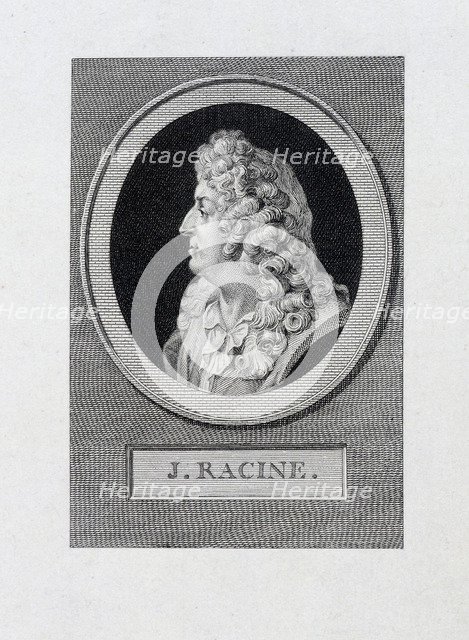Portrait of the poet Jean Racine (1639-1699).
