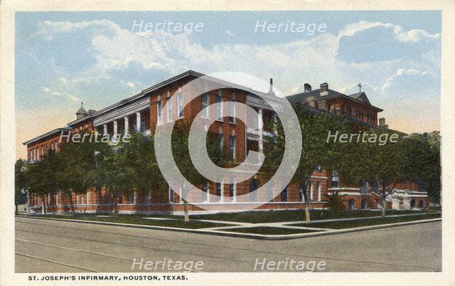 St Joseph's Infirmary, Houston, Texas, USA, 1918. Artist: Unknown