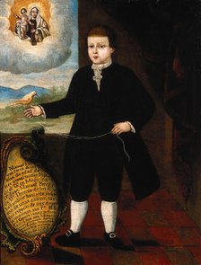 Manuel Estevan Perez de los Rios cured of fever by prayers to Christ, 1770, 1770. Creator: Unknown.