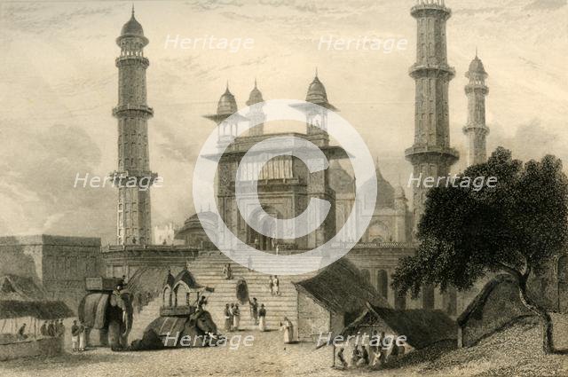 'Mosque at Mathura', 1835. Creator: William Daniell.