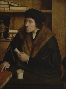 Portrait of Pieter Gillis (1486-1533), 1517. Creator: Massys, Quentin (1466-1530).