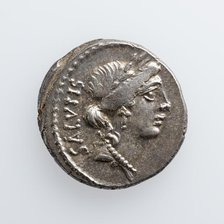 Denarius of Mn. Acilius, 49 B.C. Creator: Unknown.
