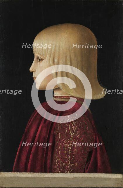Portrait of a Boy. (Guidobaldo Da Montefeltro?), 1483. Creator: Piero della Francesca.