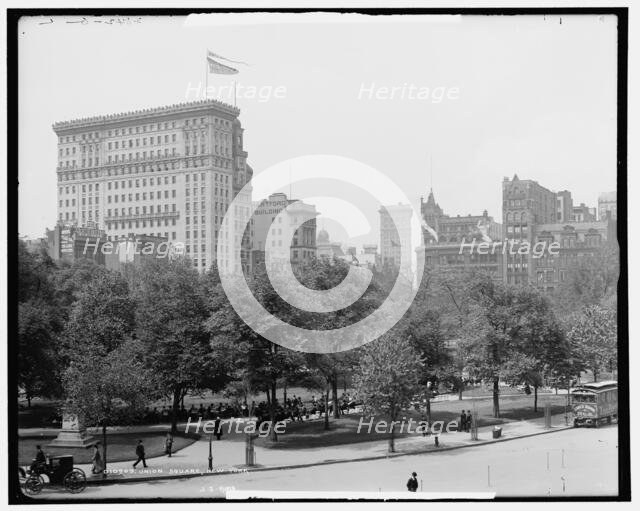 Union Square, New York, c1905. Creator: Unknown.