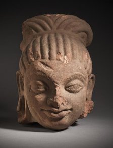 Head of an Ascetic, early 5th century. Creator: Unknown.
