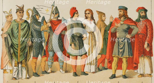 History of France,1000, (1884).  Creator: Unknown.