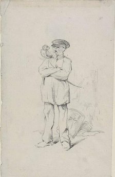 Sailor with a Monkey, n.d. Creator: Alexandre Gabriel Descamps.