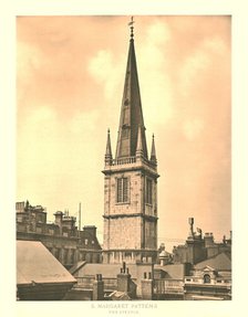 'St Margaret Pattens, The Steeple', mid-late 19th century. Creator: Unknown.
