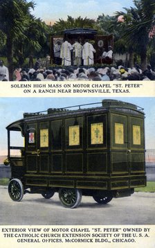 Motor chapel 'St Peter', USA, 1913. Artist: Unknown