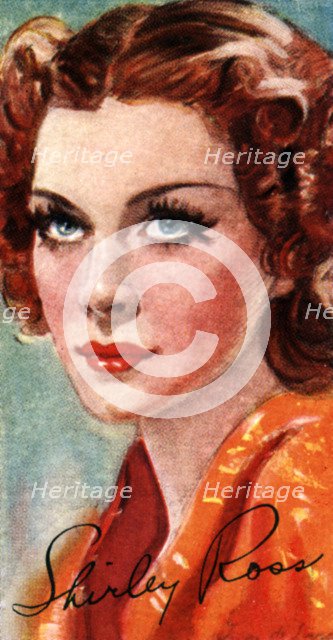 Shirley Ross, (1913-1975), American film actress, 20th century. Artist: Unknown