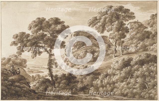 The Isar with Boulders on the Isarhohe, 1809. Creator: Franz Kobell.