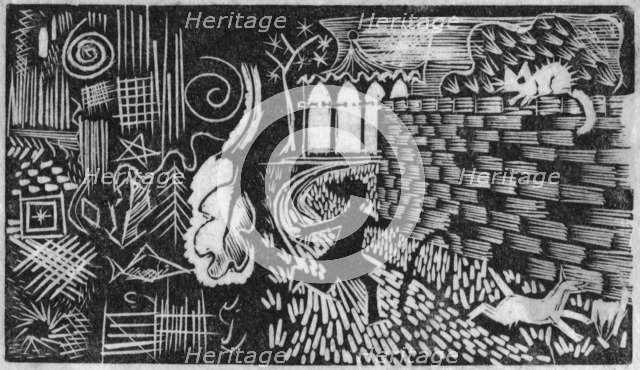 Girl with hoop, 1951. Creator: Shirley Markham.