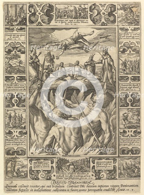 Punitio Tirannorum, from Allegories of the Christian Faith, from Christian and Profane Allegor.... Creator: Hendrik Goltzius.