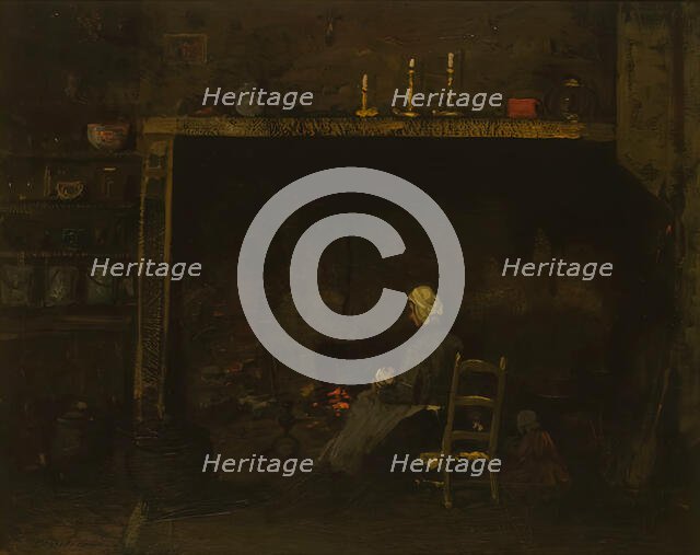 Normandy Interior, 1899. Creator: Robert Henri.