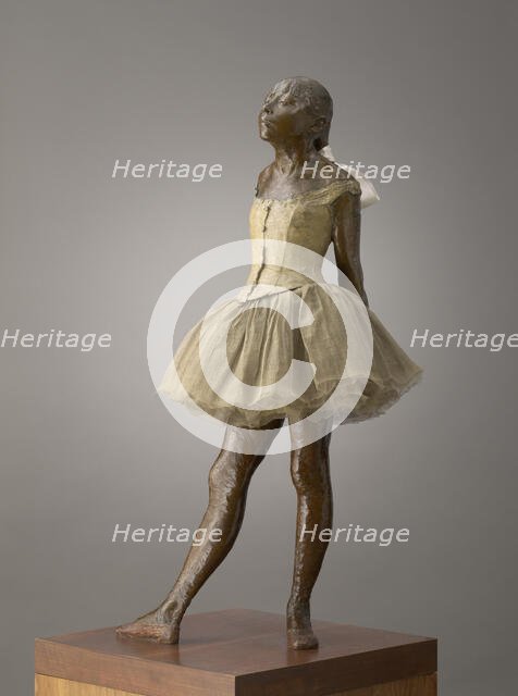 Little Dancer Aged Fourteen, modeled 1879-81, cast 1919-21. Creator: Edgar Degas.